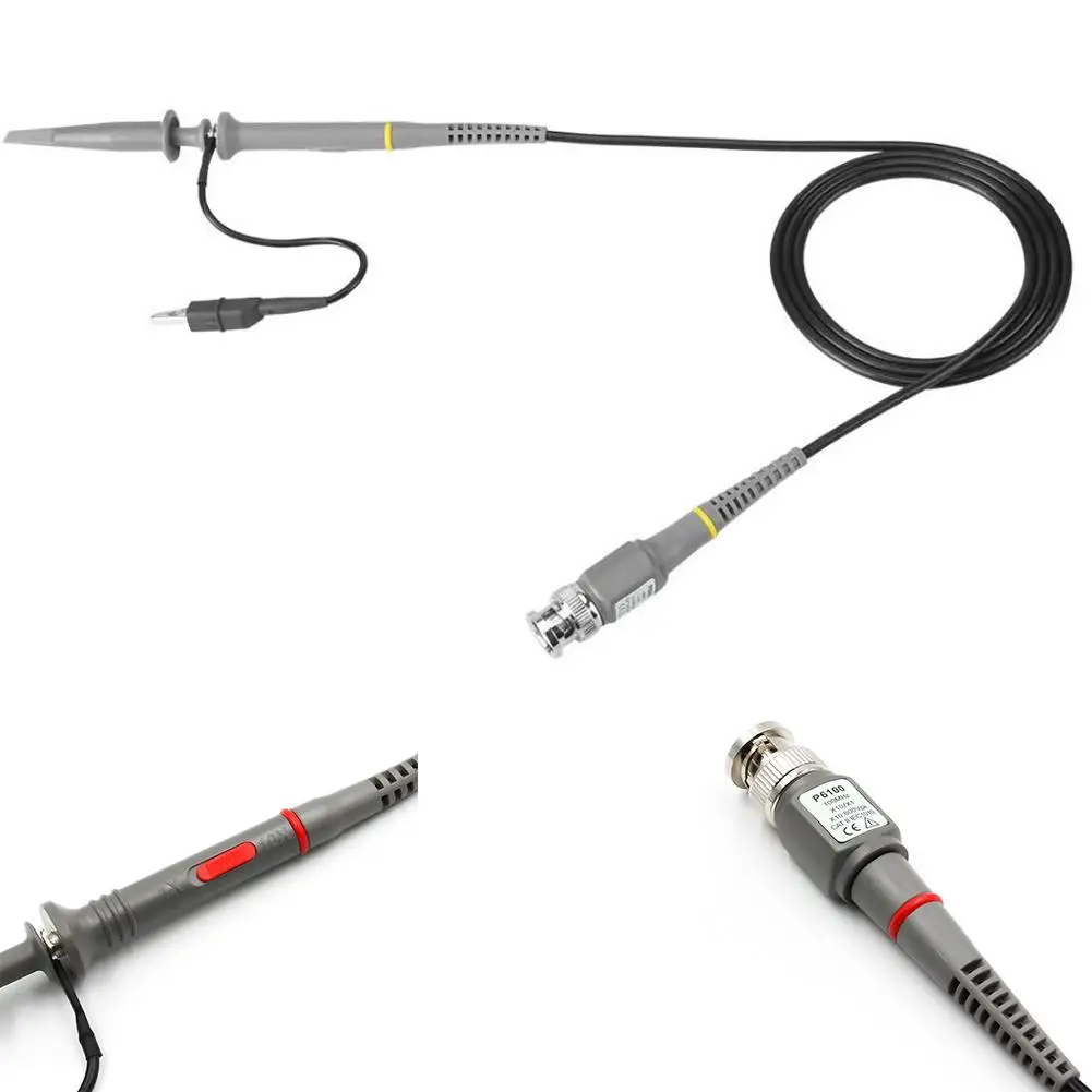 

1x 100MHz Oscilloscope Scope Analyzer Clip Probe Test Leads Kit For HP Tektronix Digital Virtual Oscilloscopes