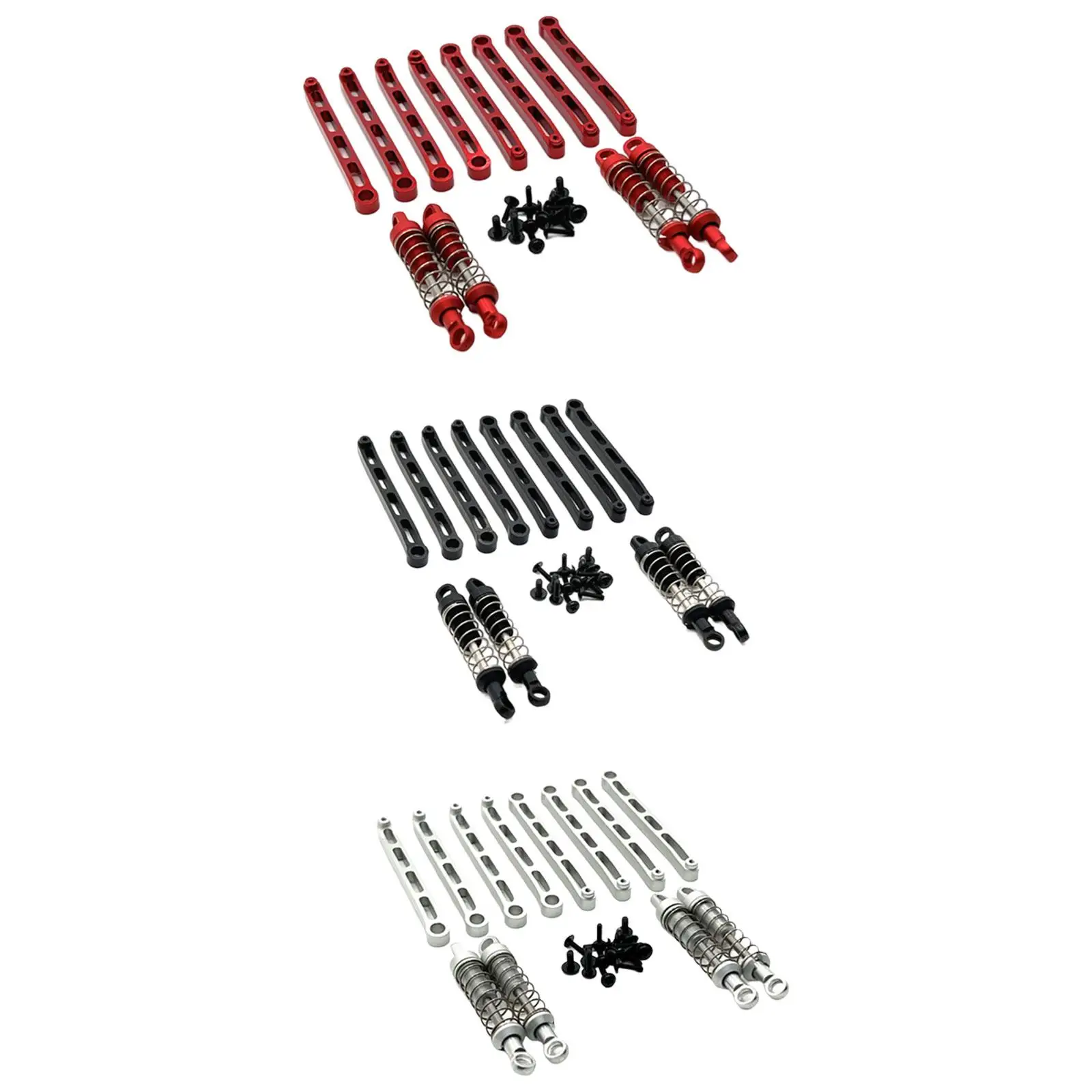 

4 шт., алюминиевые прутки для амортизатора, 1:12