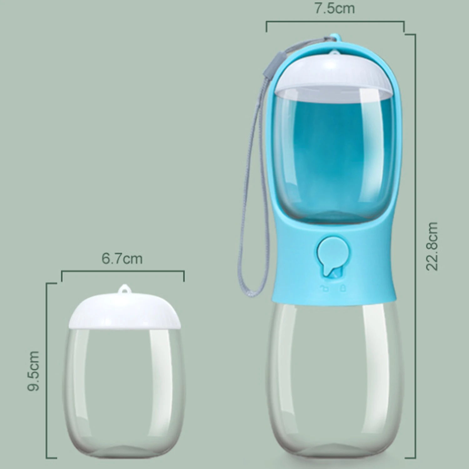 Портативная Кормушка Для Собак Ravel С Миской Воды И Контейнером Еды — Дорожные