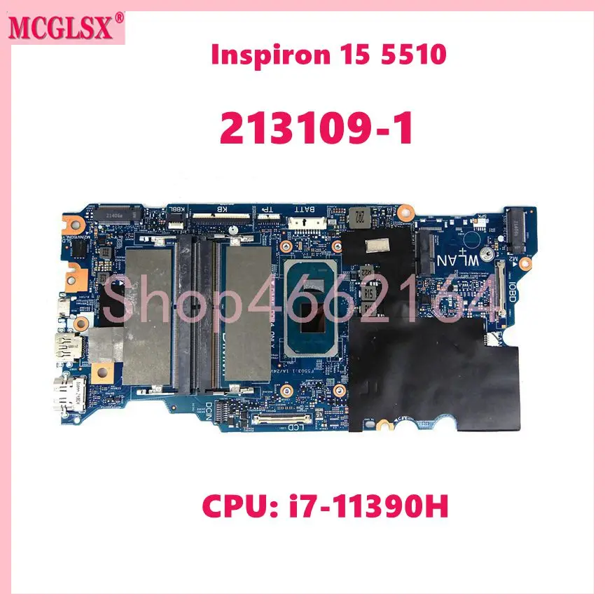 

213109-1 с i7-11390H центральным процессором для DELL Inspiron 15 5510 5518 материнская плата для ноутбука CN 06KTVX протестирована ок использована