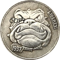 21mm antique silver dollar coin us buffalo hobo coin 1937d copy coin