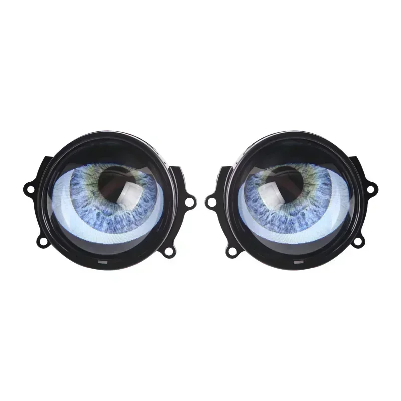 2024 Новые динамические 3-дюймовые линзы Devil Eyes для 12 В автомобильные комплекты