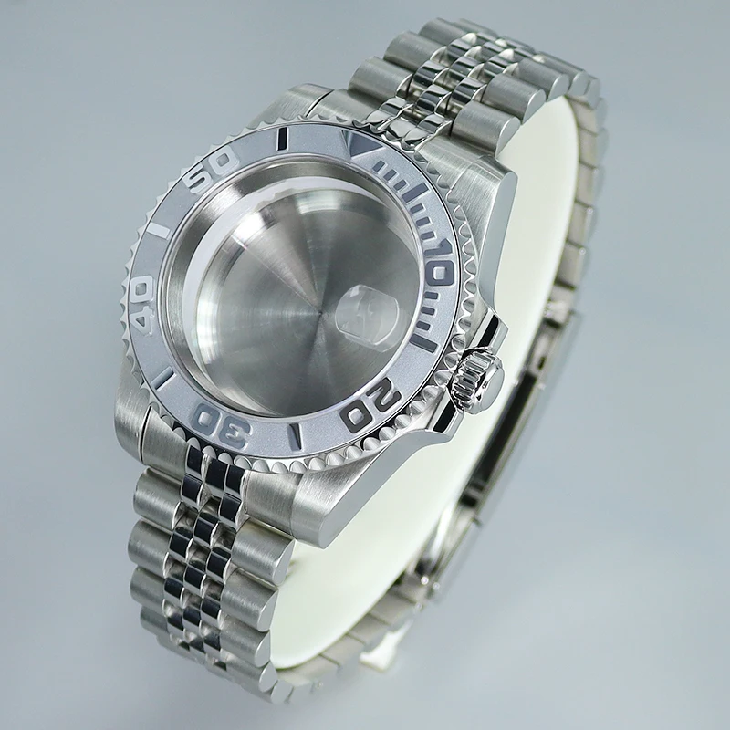 Корпус GMT, корпус из нержавеющей стали 40 мм, сапфировое стекло для Submariner NH35 NH36 NH34 NH70 Miyota 8215 Eta 2824, юбилейный ремешок (art.: 3920d3df2d90f) - 3920d3df2d90f