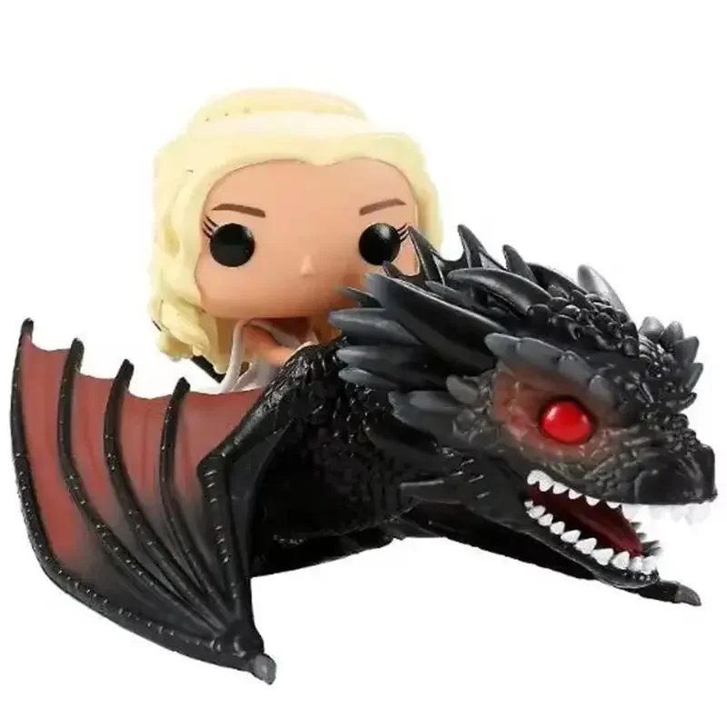 Фото Funko Pop Games: Король Ночи верхом на драконе 15 #   58 #   Коллекционные виниловые фигурки и модели персонажей из сериала «Игра престолов» для детей в подарок №3