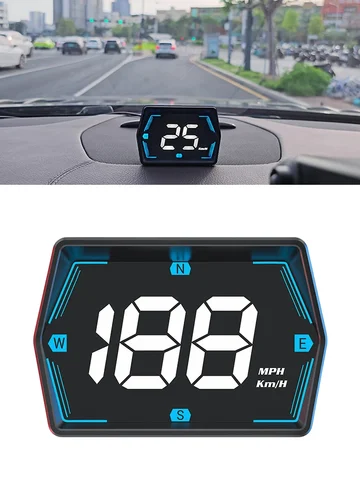 USB автомобильный HUD головной дисплей цифровой спидометр GPS измеритель скорости KMH MPH дисплей для грузовика мотоцикла автозапчасти аксессуары