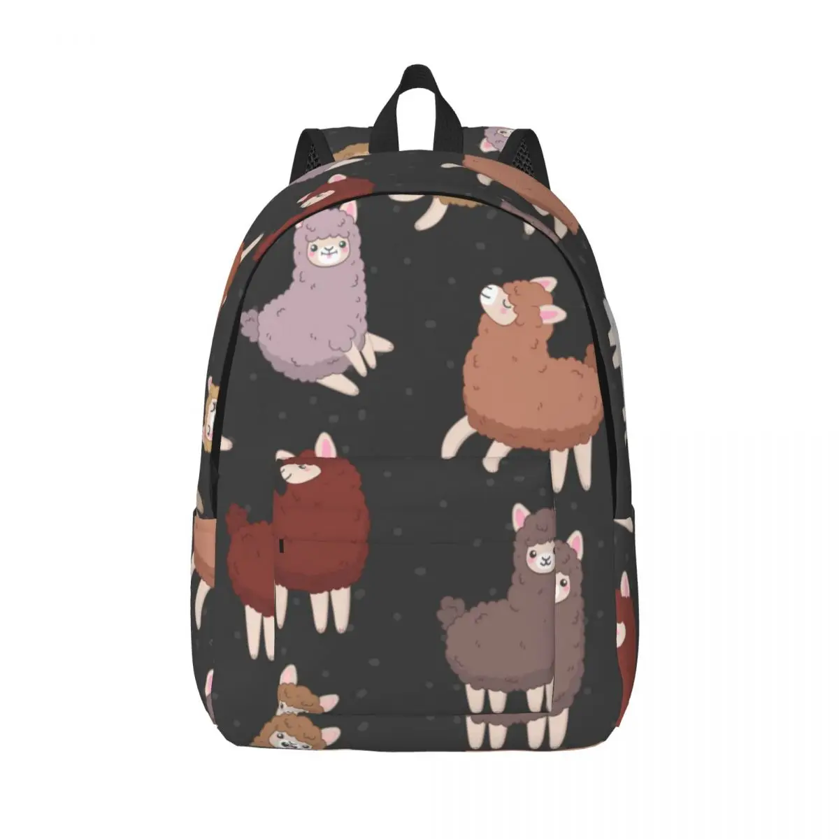 Schoolbag Student Backpack Funny Cartoon Llama Shoulder Backpack Laptop Bag School Backpack