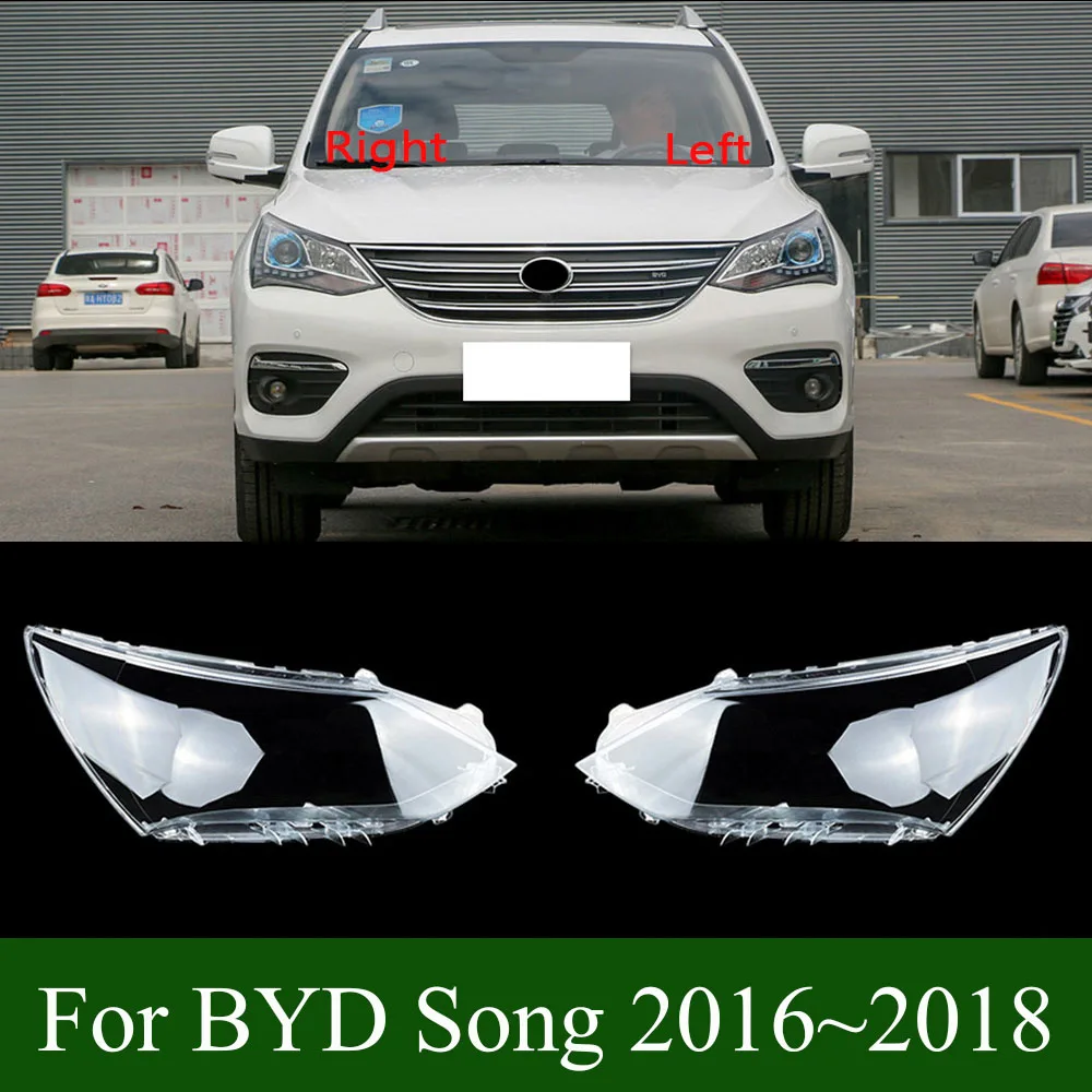 

Transparent Headlamp Shell Lampmask Lamp Shade Headlight Cover Replace The Original Lampshade For BYD Song 2016~2018