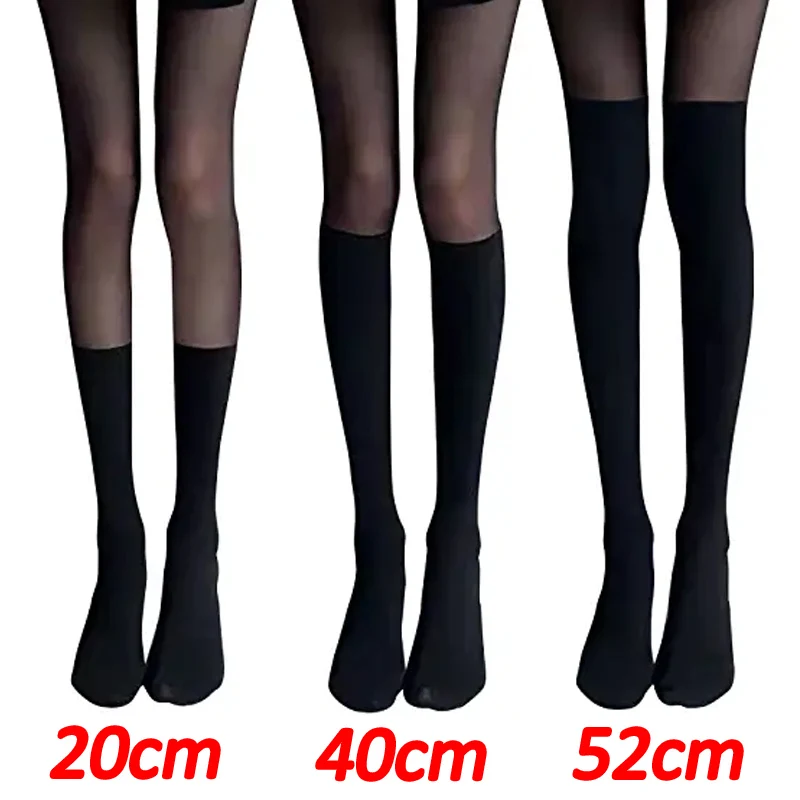 

3Pairs Lolita Style Sexy Women Stockings Cute Black White Long Socks Over Knee Thigh High Stocking for Women Compression Sock