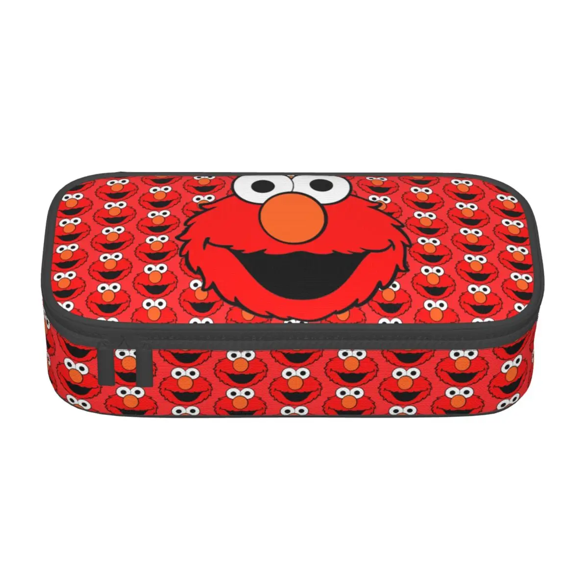 Фото Пенал Elmo Cookie Monster на заказ для забавных персонажей, большая вместительная коробка для ручек, школьные принадлежности №2