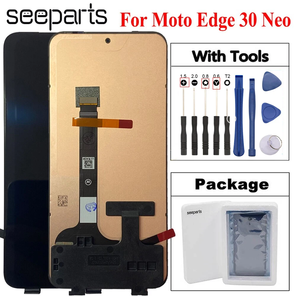

Tested Well 6.28" For Motorola Moto Edge 30 Neo LCD Display Touch Screen Digitizer Assembly Replacement Screen