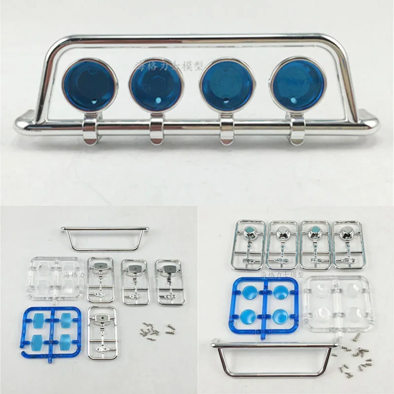 Фотовспышка 4 осветительных прицепа передняя круглая квадратная лампа для 1/14 Tamiya