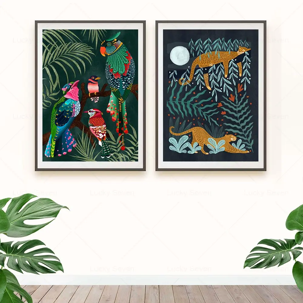 Тропические джунгли птицы дневная жизнь морская Медуза черепаха коралловый риф