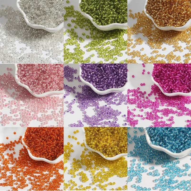 Прозрачные стеклянные бусины-разделители для браслета ожерелья 150-1000 шт