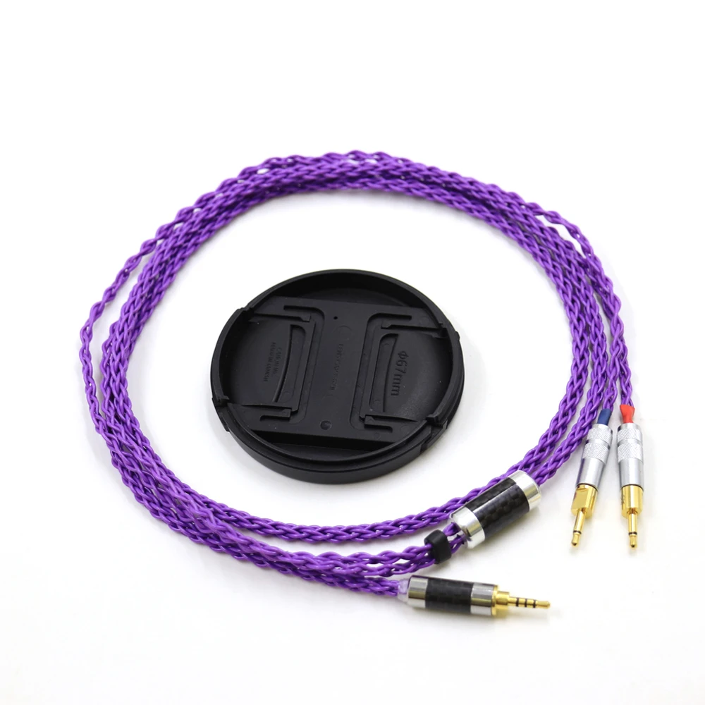 Кабель для наушников Balance 3 5 Xlr 4 штекер-двойной 2 мм 8 ядер hd 700 sennheiser hd700 nw zx300a