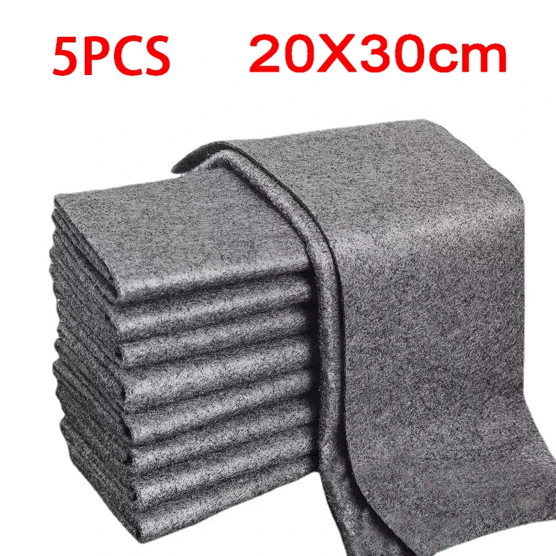 

5 шт. утолщенная волшебная ткань для чистки стекла из микрофибры, чистое полотенце, многоразовые моющиеся безворсовые чистящие тряпки для кухонного стекла автомобиля