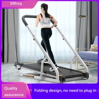 Treadmill Household Indoor Small Mechanical TreadmillFolding Ultra-quiet Slimming Walking Machine no need to plug in