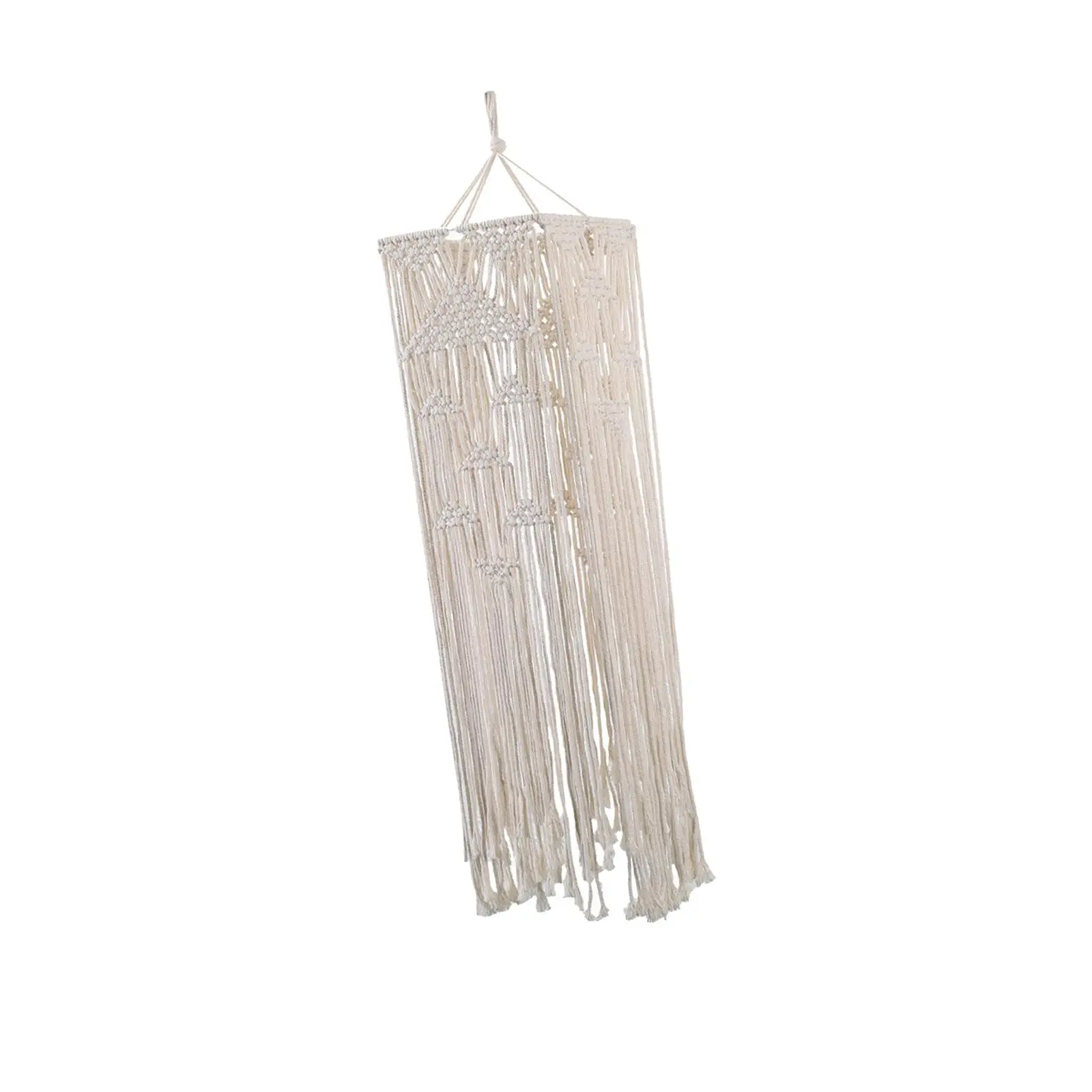 

Macrame Tassel Lamp Shade Chandelier Lampshade Hanging Pendant Light Cover for