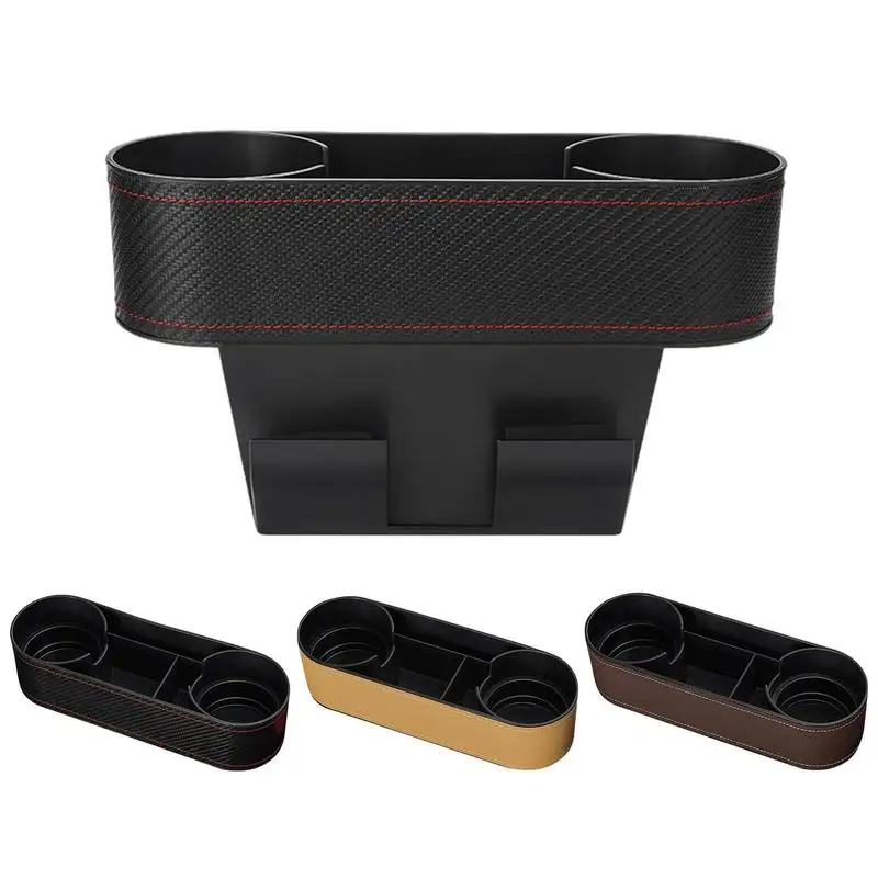 

Car Seat Storage Box Car Seat Cup Holder Snack Tray Car Seat Organizer For Pens Bills Ear Pods Phone Chargers Wallet Phones