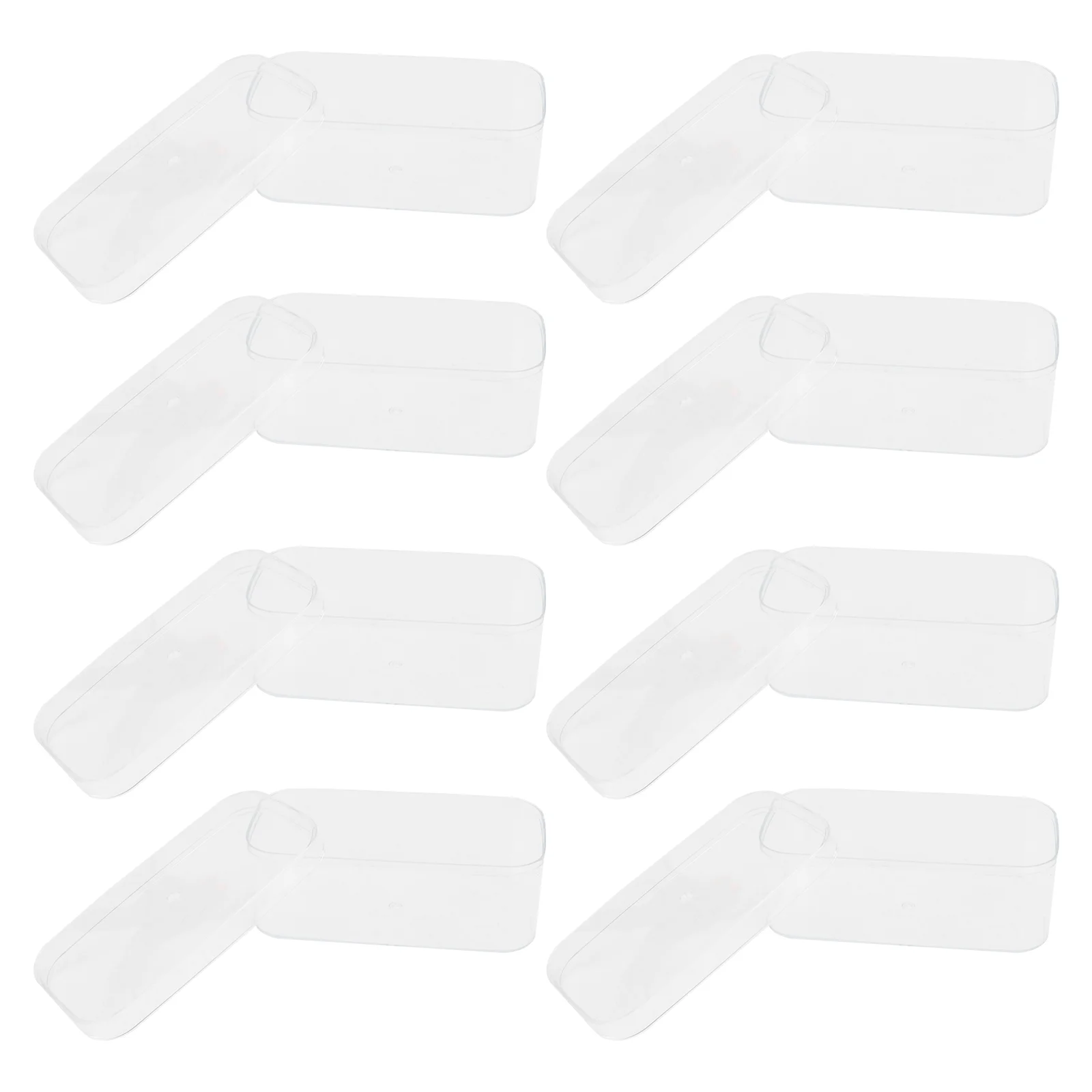 

10Pcs Cheese Box Clear Boxes with Lids Box Jewerlry Findings Box Beads Containers Candy Box