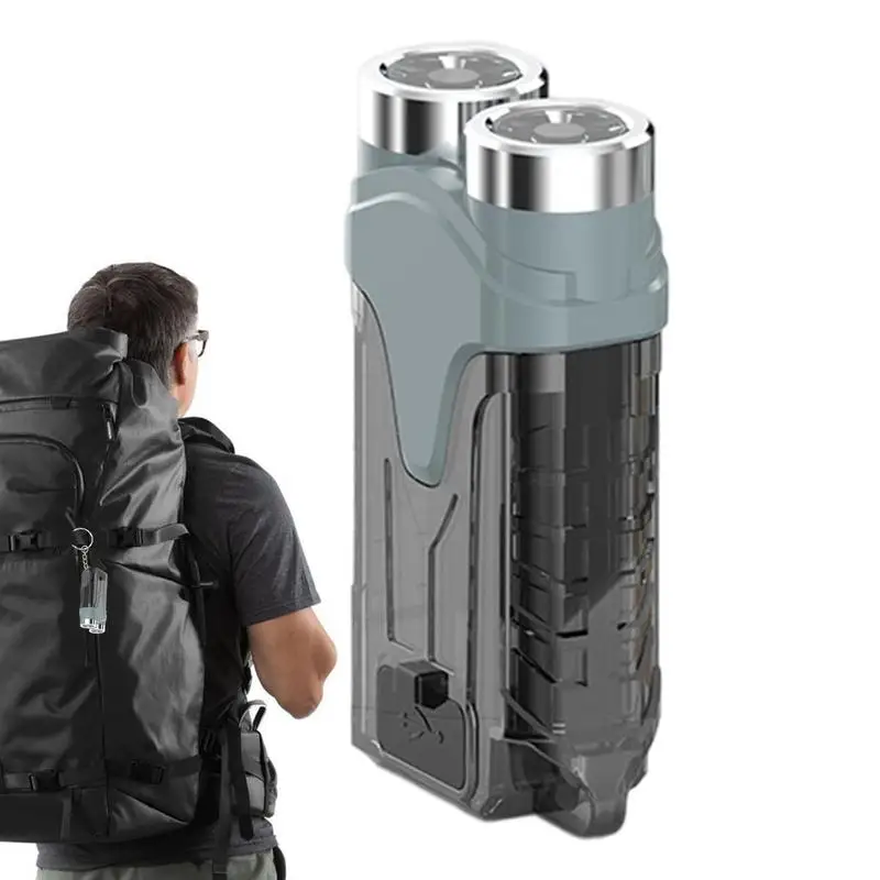 

EDCS LED Flashlight Mini Portable Keychain Torch With Magnet UV Light Camping Hiking Pocket Light Rechargeable Work Lamp