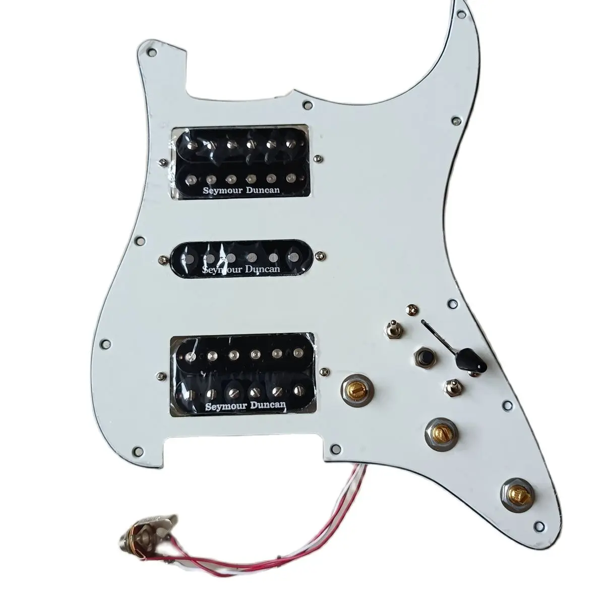 

HSH Upgrade Loaded Strat Pickguard Set Multifunction Switch Black Seymour Duncan SH1N TB4 Pickups Suitable for Fender Guitar