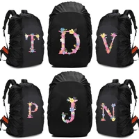 backpack rain cover outdoor hiking climbing bag waterproof rain cover for back pack light raincover case pink lettter pattern