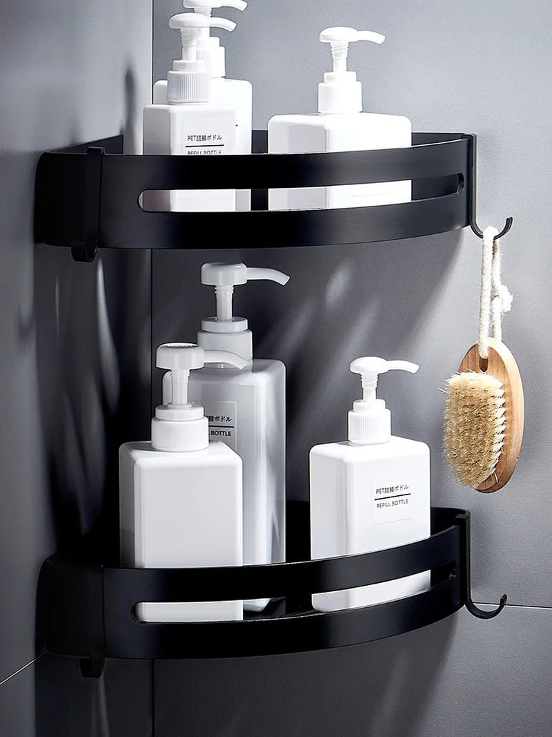 Треугольная вешалка для хранения ванной комнаты полотенец настенная аксессуары