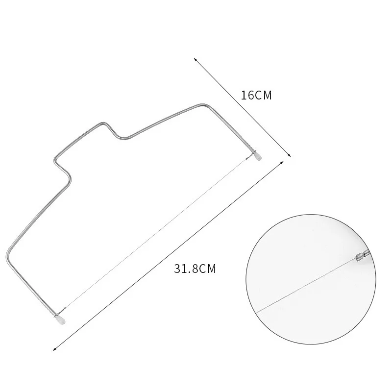 

Регулируемый металлический резак для торта из нержавеющей стали