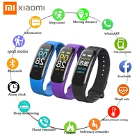 xiaomi c1plus color screen smart bracelet waterproof bluetooth watch pedometer heart rate blood pressure sports smart watch