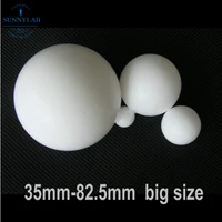 laboratory diameter 35mm 82 5mm polytef ball diaphragm pump ptfe sealed ball pure polytetrafluoroethylene ball