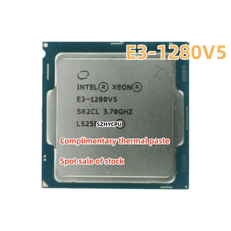 

Original Intel Xeon E3-1280V5 SR2LC CPU 3.70GHz 8M 80W LGA1151 E3-1280 V5 Quad-core E3 1280 V5 processor