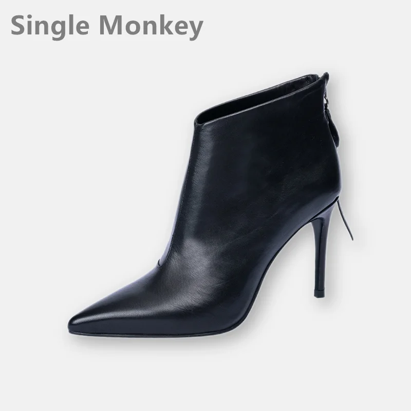 

New Trend Sexy High Heels Women Shoes Fashion Ankle Boots 2022 Autumn Winter Pointed Toe Pumps Designer Dress Casual Women Boots
