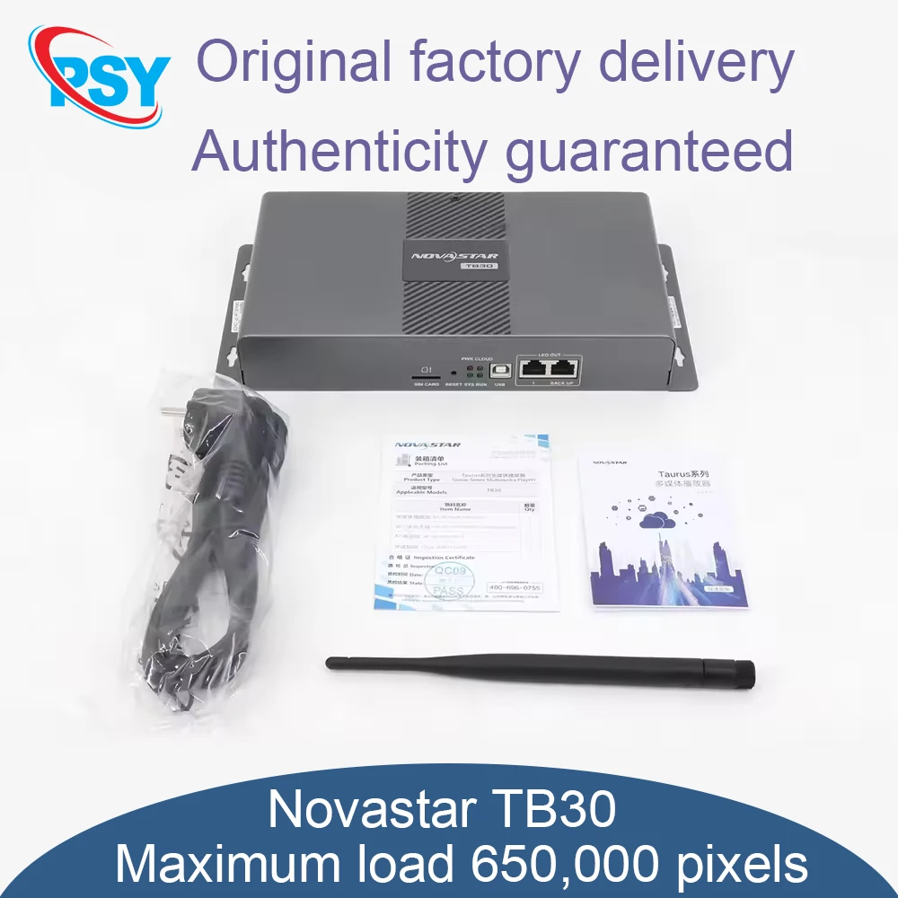 Фото Полноцветный светодиодный контроллер Novastar TB30 с максимальной нагрузкой 650 000 пикселей, поддерживает компьютерную коробку воспроизведения и мобильного телефона. №1
