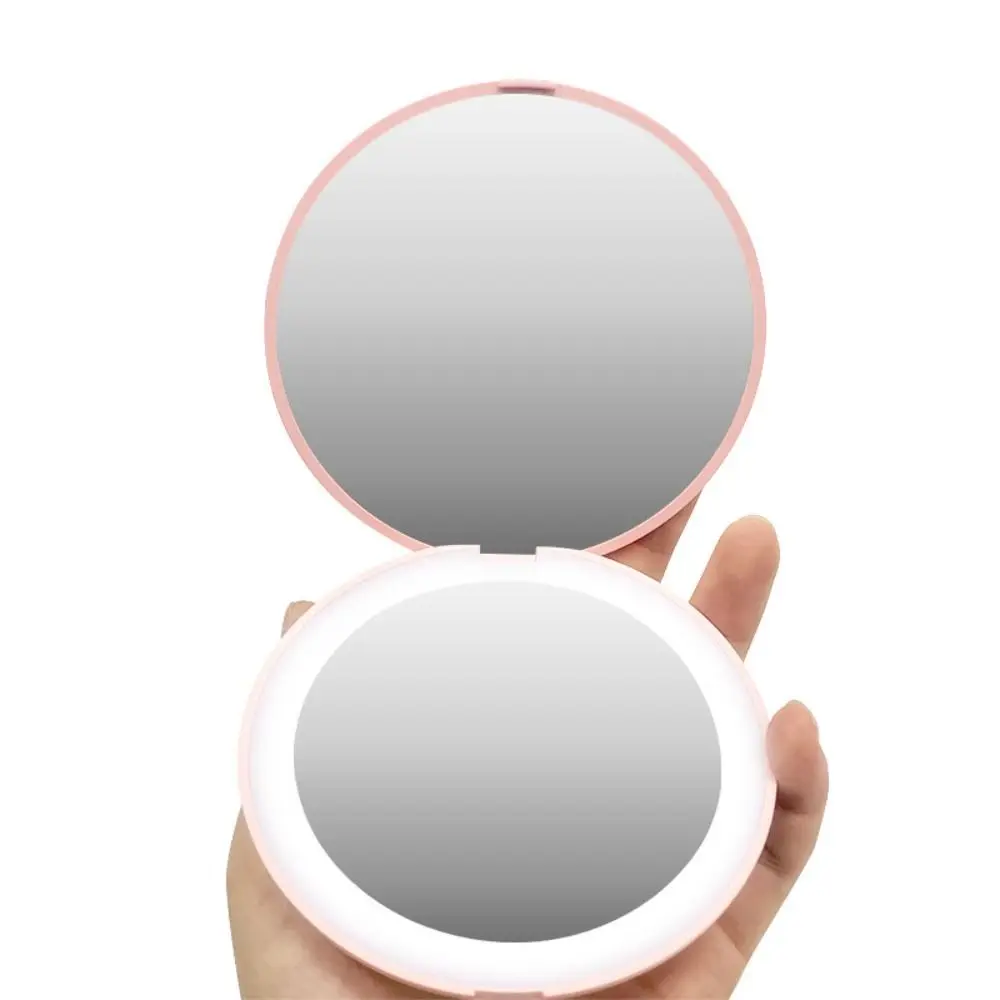 

Side Travel Gift Vanity Mirror 10X 2X Magnification Mirror LED Makeup Mirror Compact Pocket Mirror Folding Mirror Cosmetic Tool