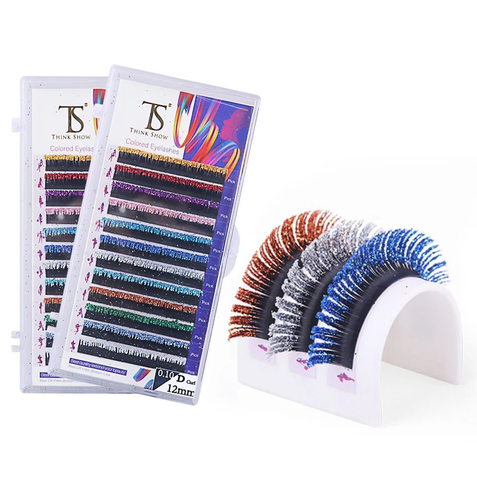 Цветные блестящие прокладки для глаз наращивание ресниц Maquillage D Curl продукт