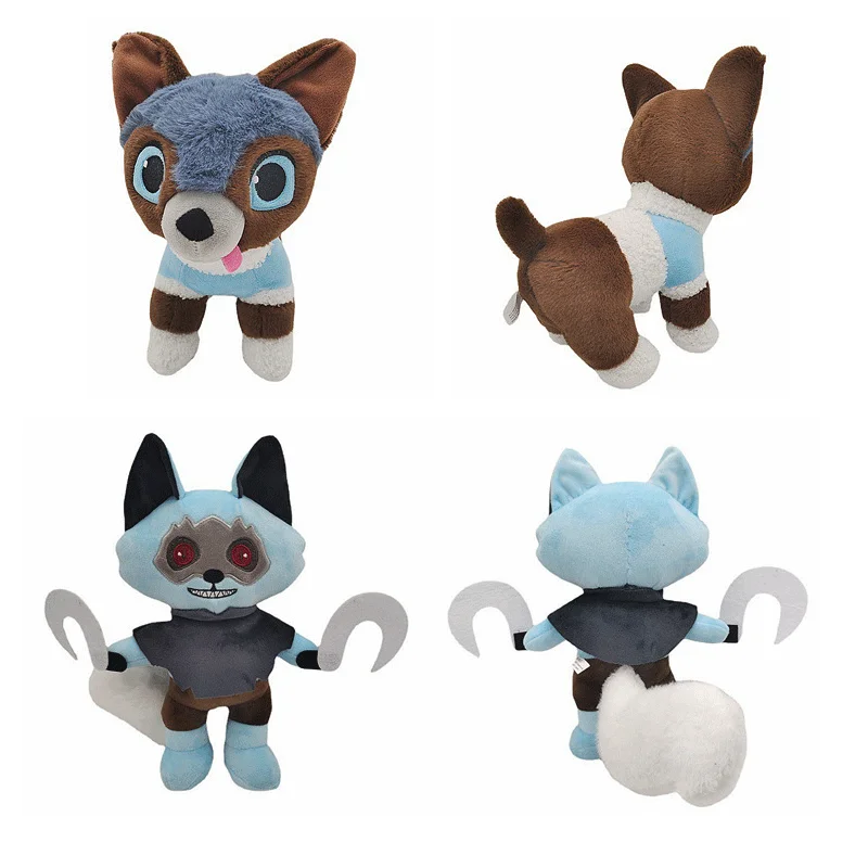 

26/28cm Puss in Boots Perrito Death Plush Toys Cute Soft Stuffed Cartoon Anime Animals Wolf Dog Game Dolls Toys Gifts for Kids