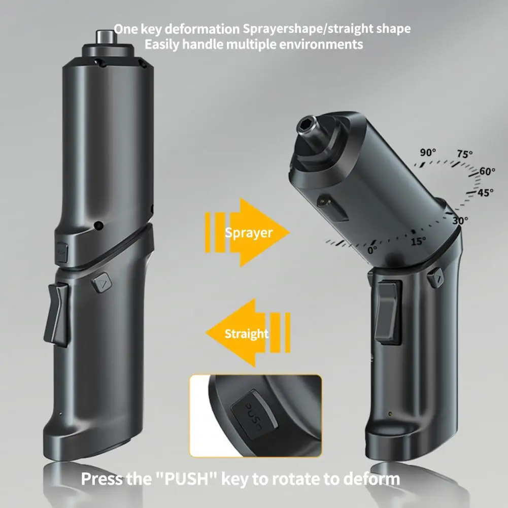 

Hand Drill Electric Screwdriver Tool 3.6V Portable USB Charging with LED Light Cordless Lithium Battery Utility Drill