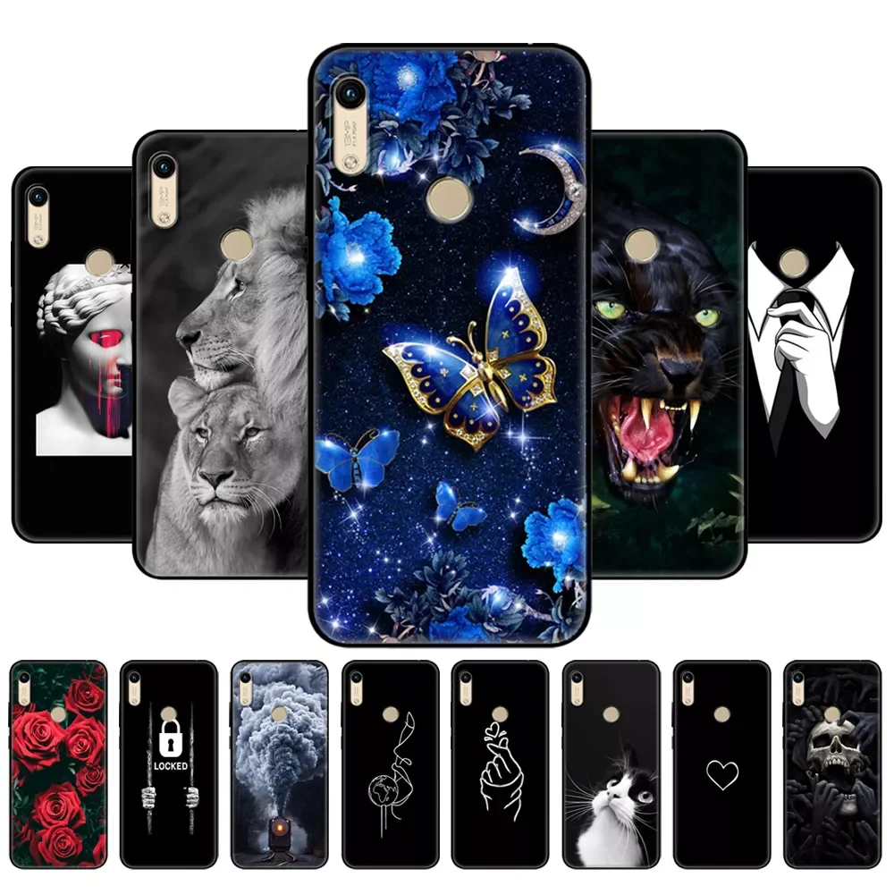 

For Honor 8A Case For huawei Honor 8A prime Case Silicon TPU back Cover Phone Case On Huawei Honor 8A JAT-LX1 8 A black tpu case