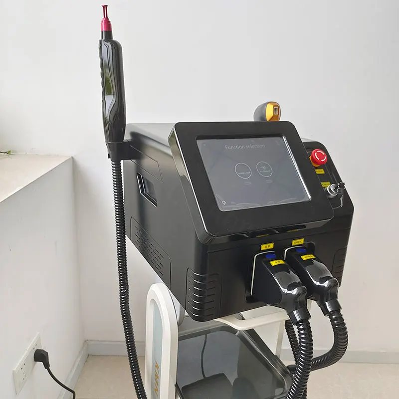 Портативный пикосекундный диодный лазер 2-в-1 удаление пигмента татуировки