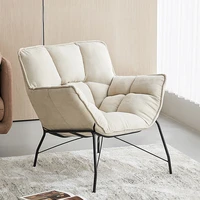 urban retro single seat sofa chair balcony leisure chair light luxury modern designer lounge sofa chair minimalist chair