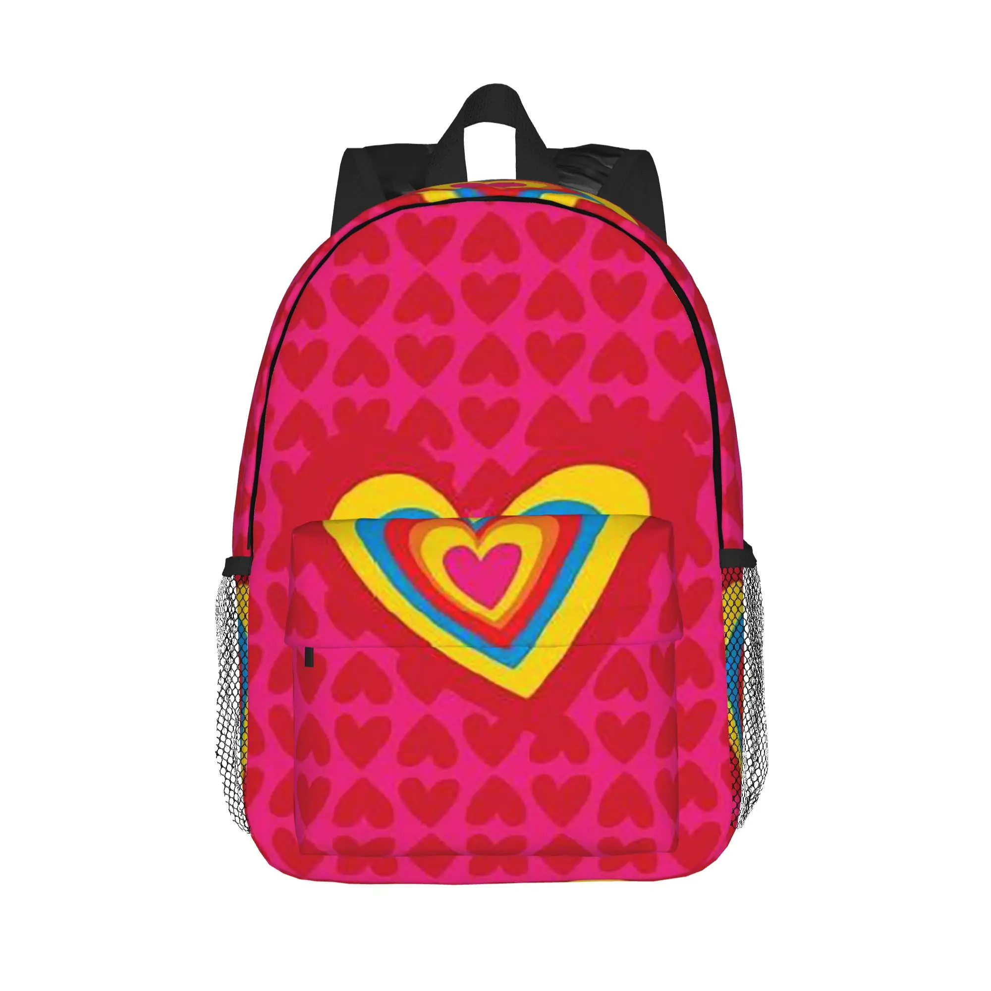 Фото Рюкзак Agatha Ruiz-De La-Prada с узором, хит продаж, вместительный, для мальчиков и девочек, школьный ранец, сумка через плечо для мужчин и женщин №1