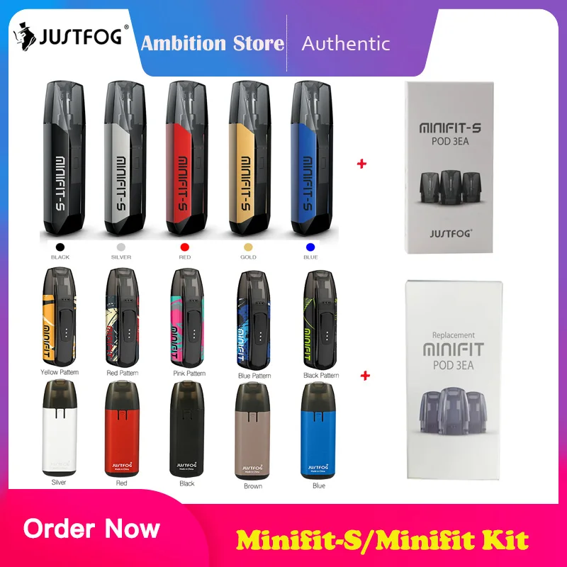 Justfog Minifit набор капсул и Minifit-S /Minifit Max комплект аутентичный |