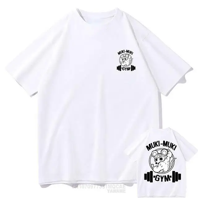 Футболка мужская с круглым вырезом Классическая тенниска принтом крысы для