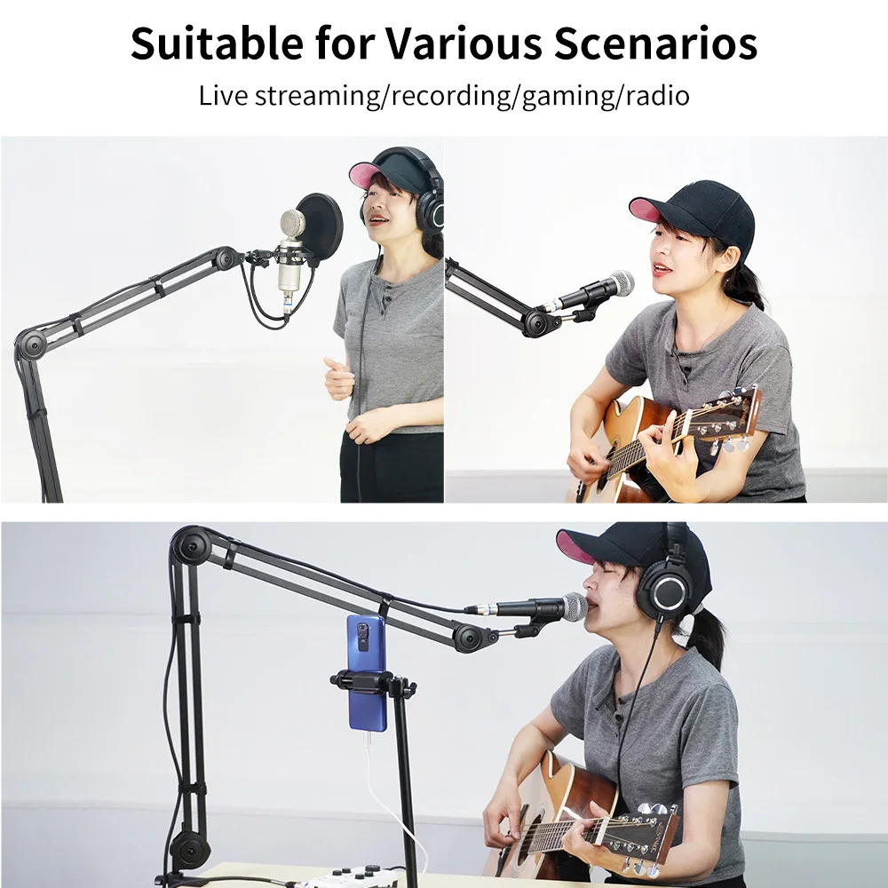 

Портативный Регулируемый складной кронштейн для микрофона