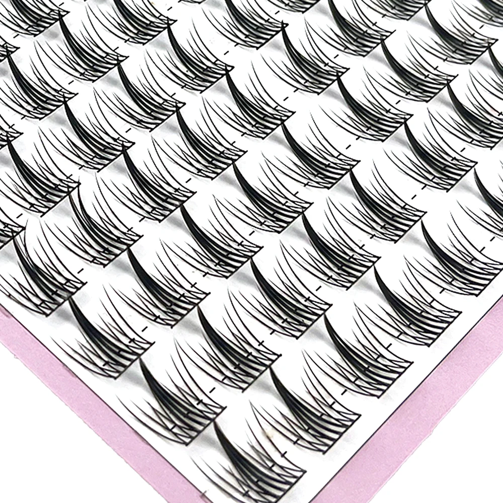 1 коробка/100-140 пучков индивидуальных ресниц кластер натуральных для наращивания