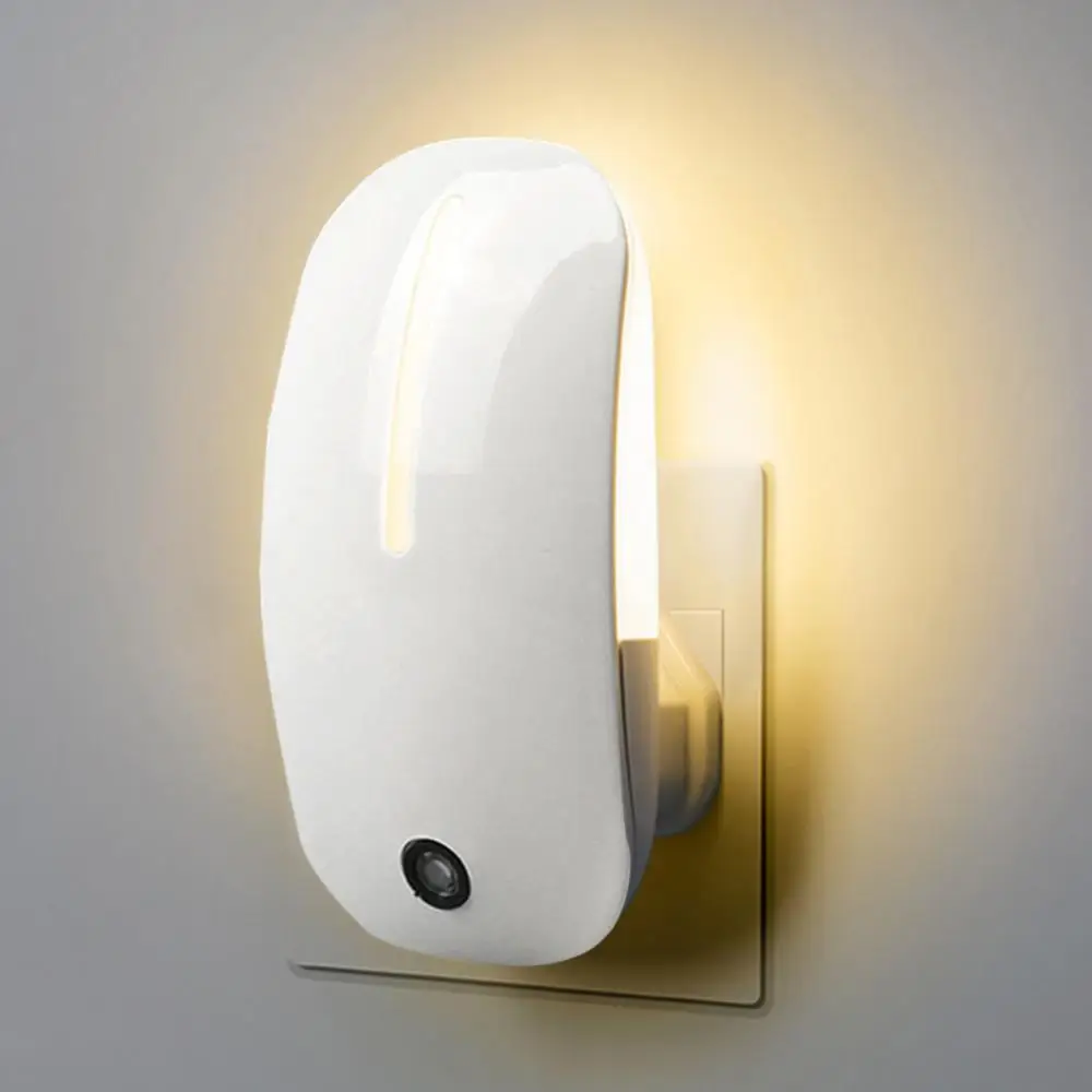 

Светодиодная лампа в форме мыши, индуксветильник светильник с разъемом USB, энергосберегающая лампа для коридора, подходит для дома