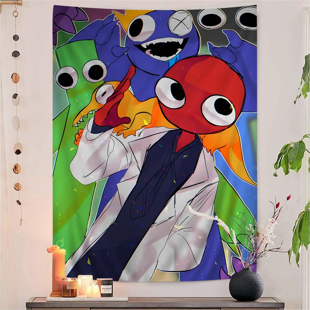 Game R-RainbowS F-Friends Hanging Bohemian Tapestry Tarot Hippie Wall Rugs Dorm Home Decor