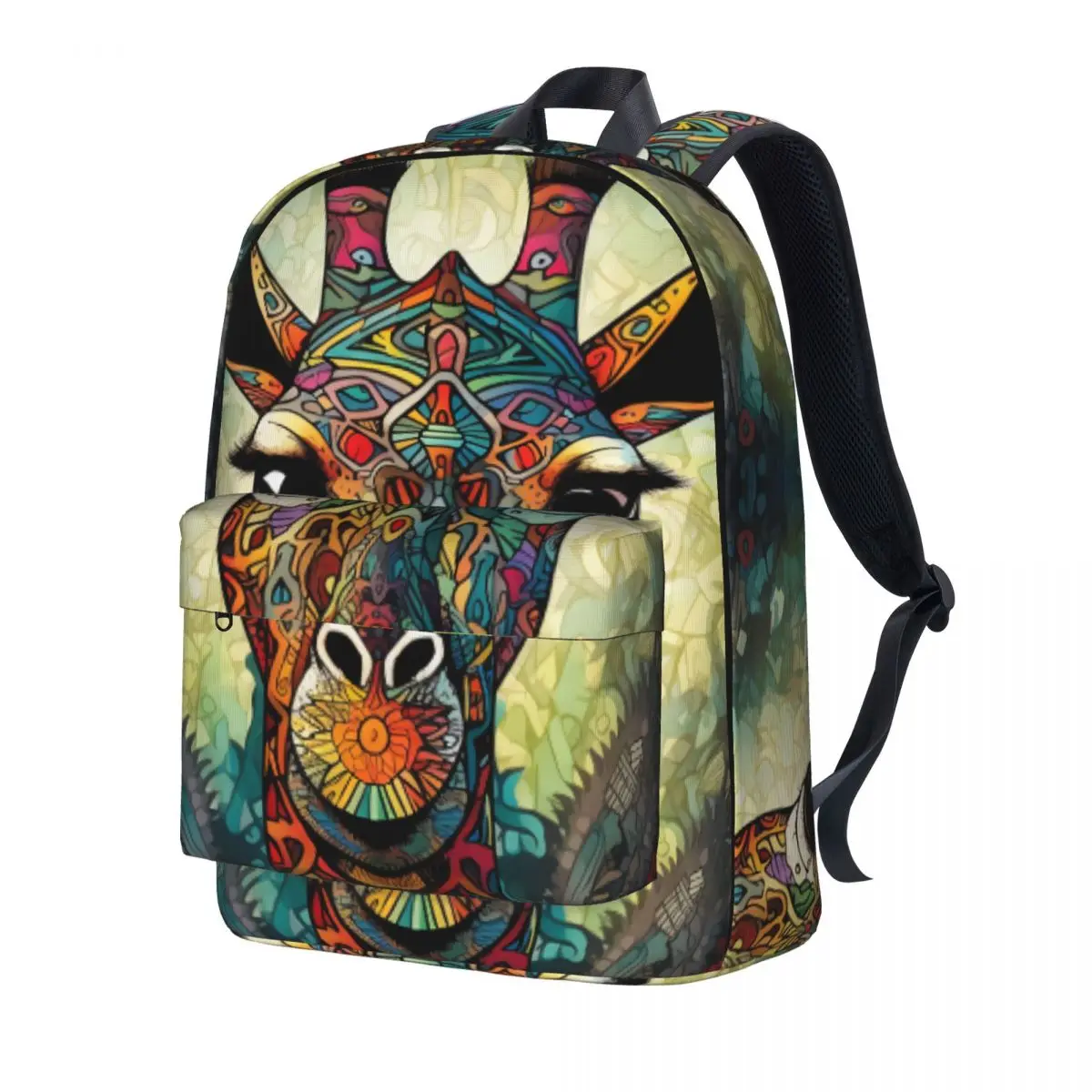 

Giraffe Backpack Various styles Wall Graffiti Streetwear Backpacks Student Outdoor Print High School Bags Colorful Rucksack