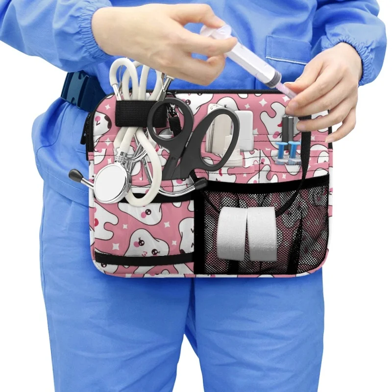 Twoheartsgirl Adjustable Fanny Packs for Women Durable Emergency Supplies Nursing Organizer Waist Bags Medical Belt Organizer