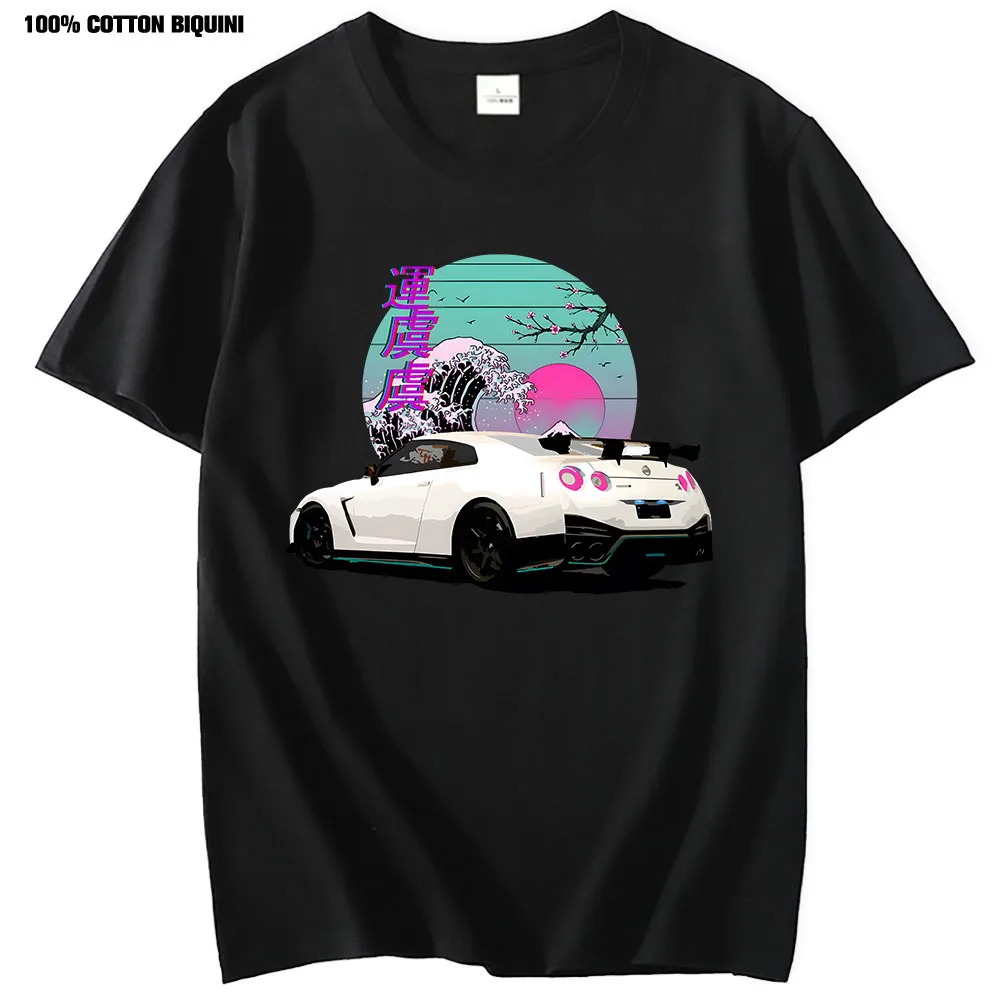 Футболка С Рисунком Аниме Vaporwave Jdm Legend Print